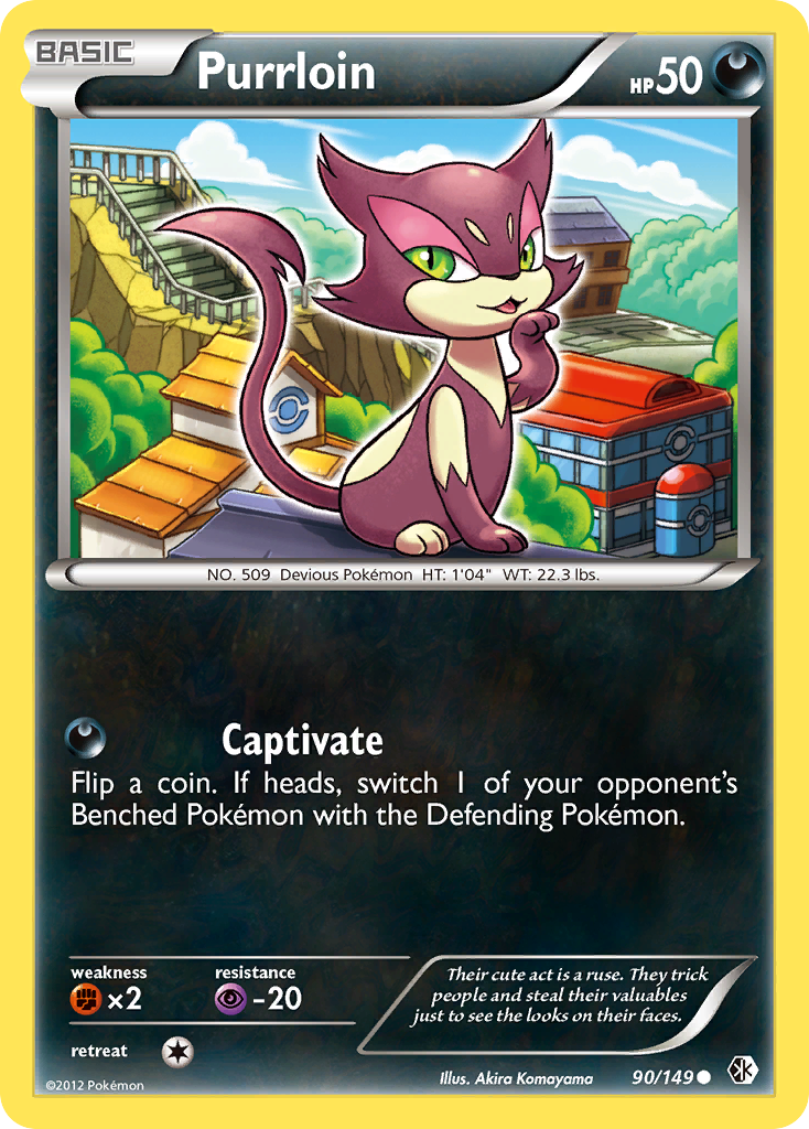 Purrloin (90/149) [Black & White: Boundaries Crossed] | Total Play