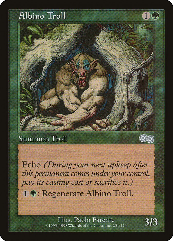 Albino Troll [Urza's Saga] | Total Play