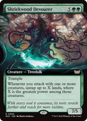 Shriekwood Devourer (Extended Art) [Duskmourn: House of Horror Commander] | Total Play