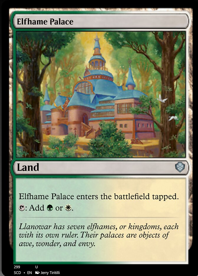 Elfhame Palace [Starter Commander Decks] | Total Play