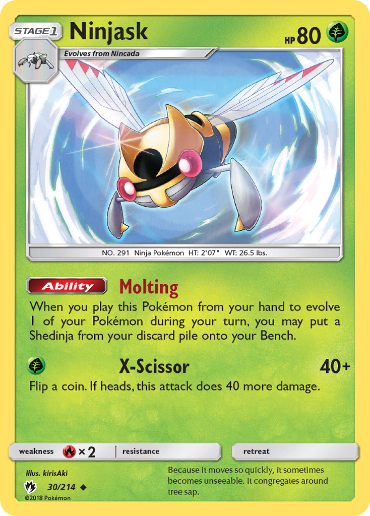 Ninjask (30/214) [Sun & Moon: Lost Thunder] | Total Play