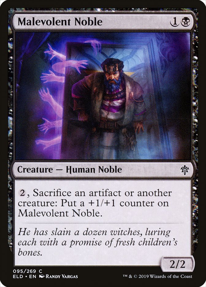 Malevolent Noble [Throne of Eldraine] | Total Play