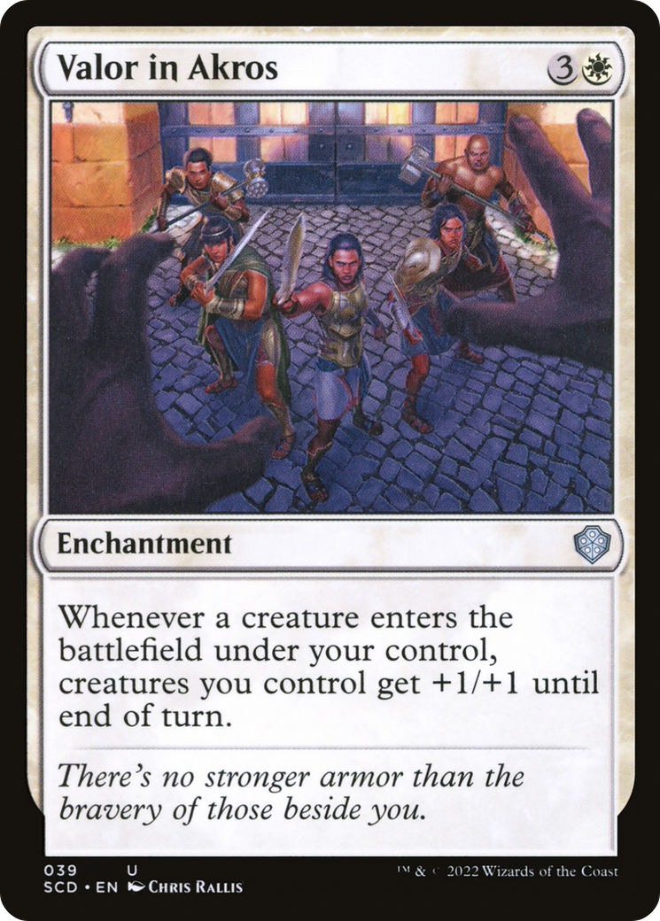 Valor in Akros [Starter Commander Decks] | Total Play