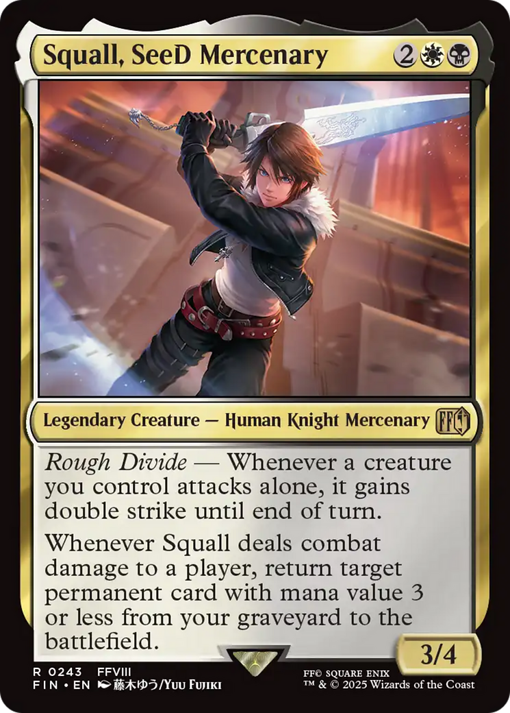 Squall, SeeD Mercenary [FINAL FANTASY] | Total Play