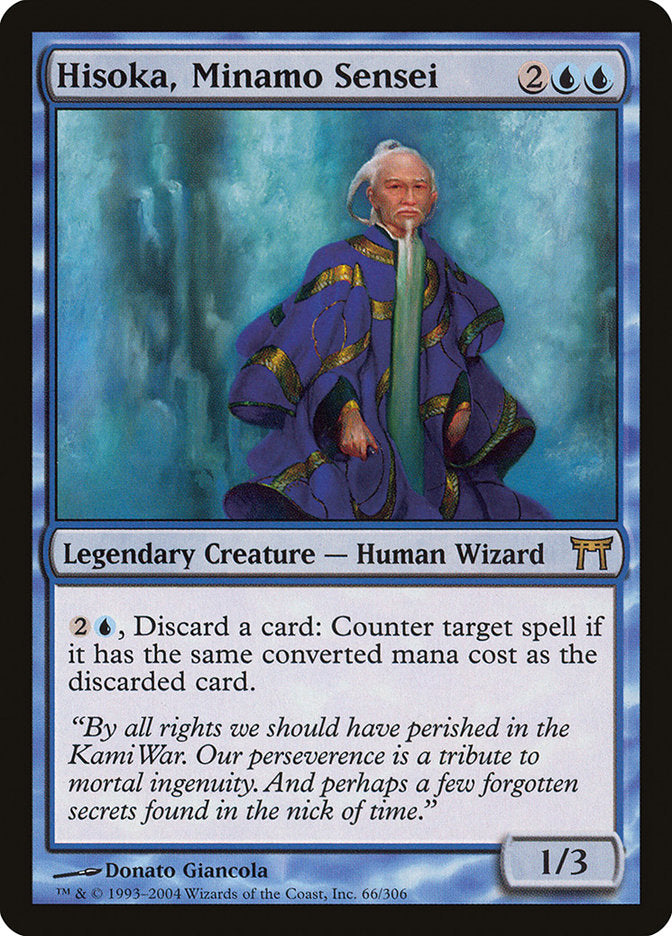 Hisoka, Minamo Sensei [Champions of Kamigawa] | Total Play