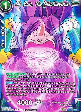 Mr. Buu, the Mischievous (Power Booster) (P-151) [Promotion Cards] | Total Play