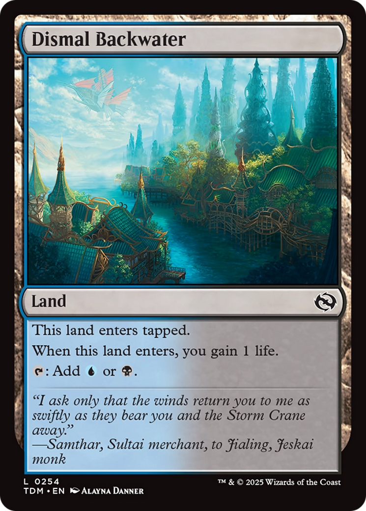 Dismal Backwater [Tarkir: Dragonstorm] | Total Play