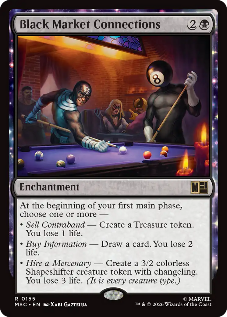 Black Market Connections [Marvel Super Heroes Commander] | Total Play