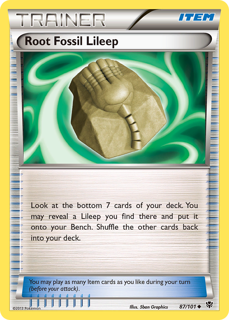 Root Fossil Lileep (87/101) [Black & White: Plasma Blast] | Total Play