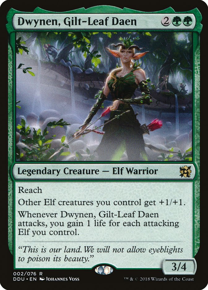 Dwynen, Gilt-Leaf Daen [Duel Decks: Elves vs. Inventors] | Total Play