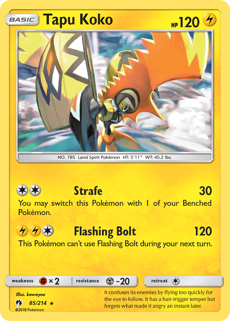 Tapu Koko (85/214) [Sun & Moon: Lost Thunder] | Total Play