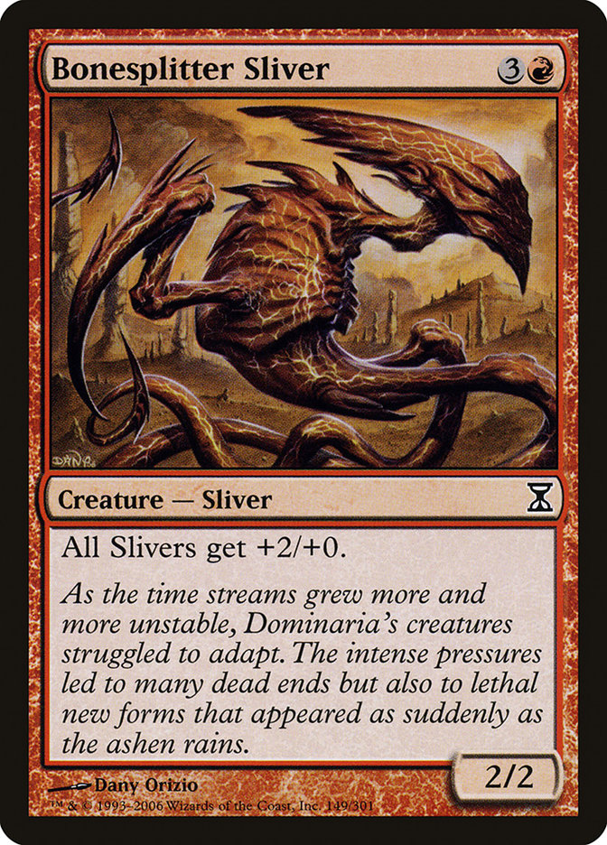 Bonesplitter Sliver [Time Spiral] | Total Play