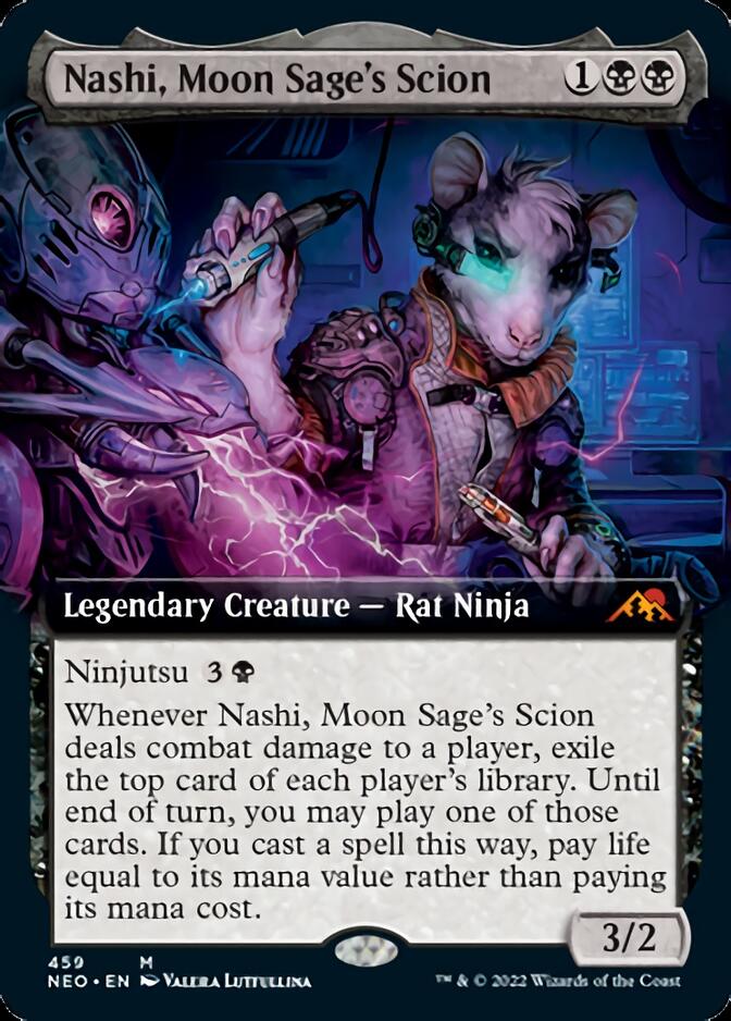 Nashi, Moon Sage's Scion (Extended Art) [Kamigawa: Neon Dynasty] | Total Play