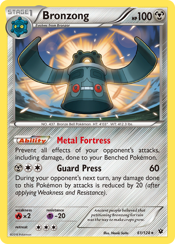 Bronzong (61/124) [XY: Fates Collide] | Total Play