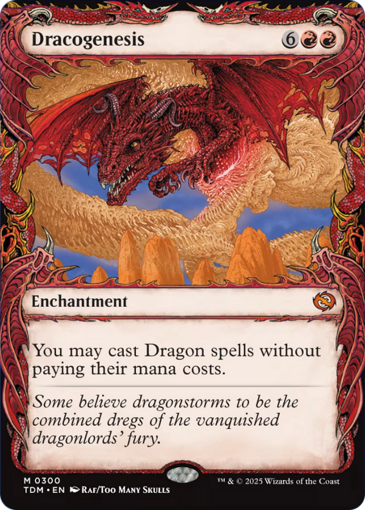 Dracogenesis (0300) (Showcase) [Tarkir: Dragonstorm] | Total Play