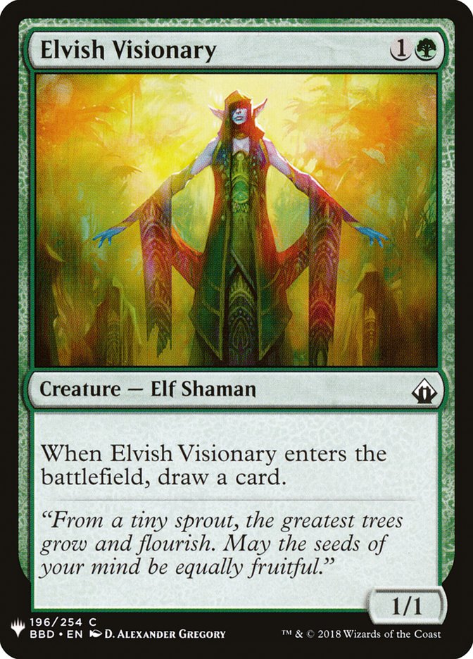 Elvish Visionary [Mystery Booster] | Total Play