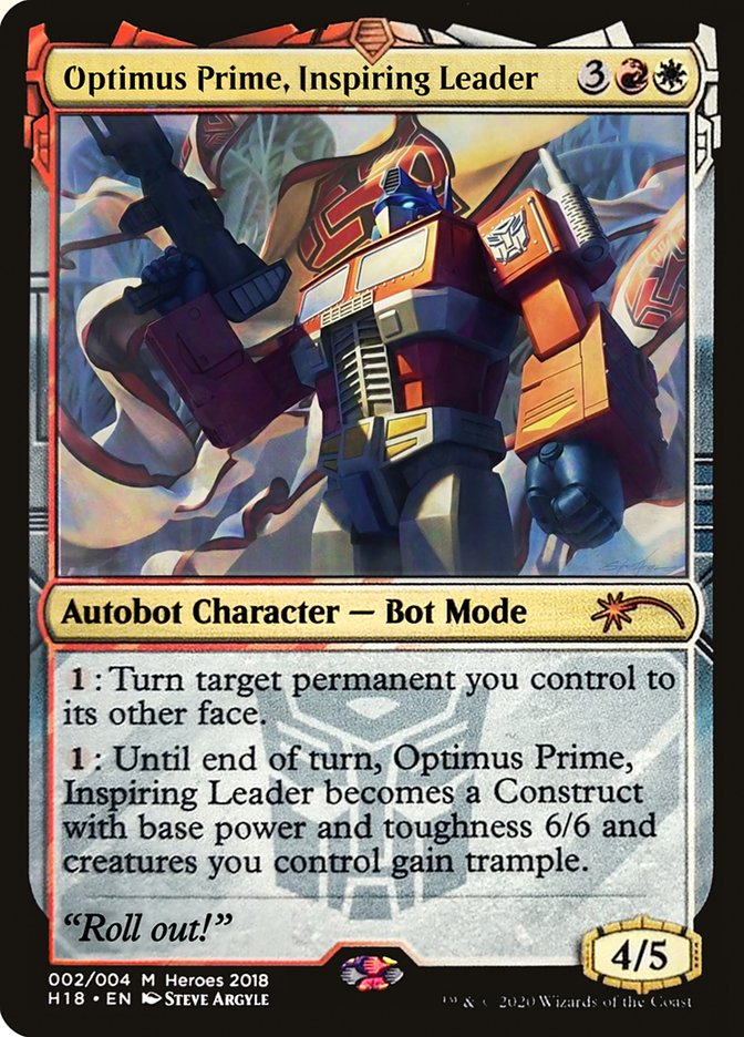 Optimus Prime, Inspiring Leader [Heroes of the Realm 2018] | Total Play