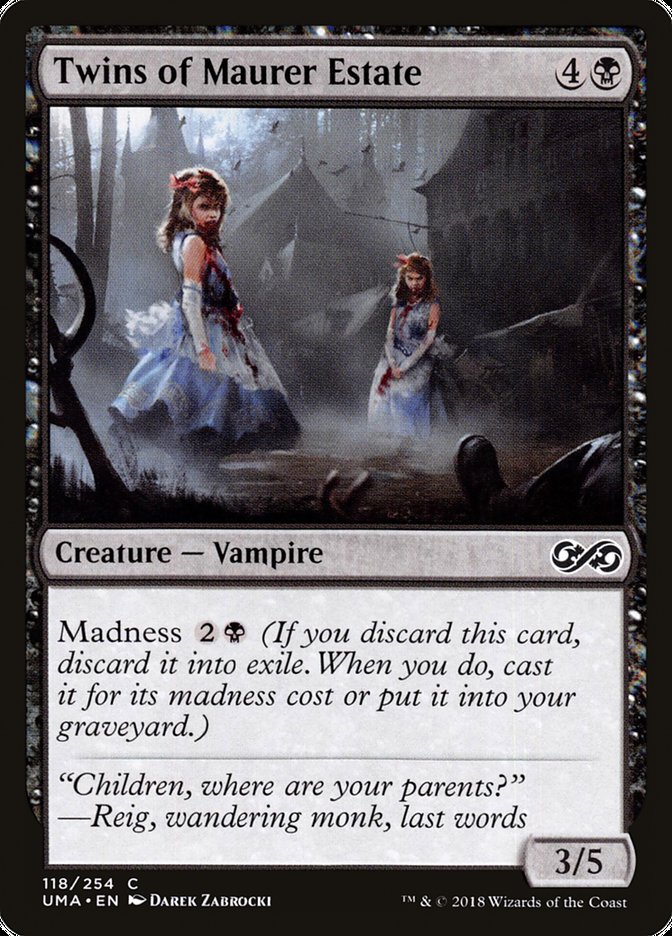 Twins of Maurer Estate [Ultimate Masters] | Total Play