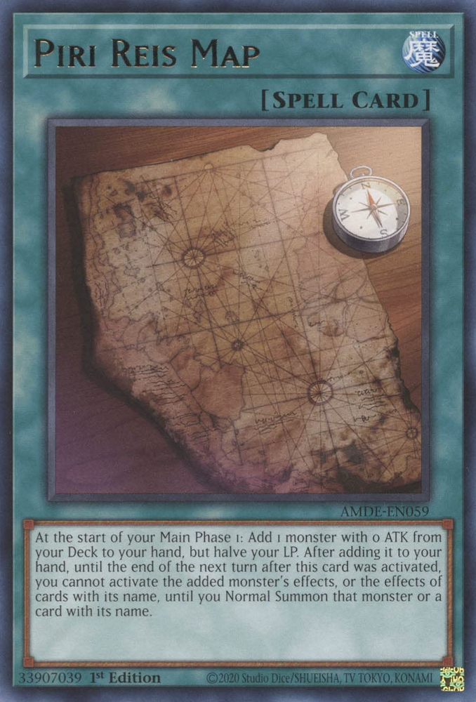 Piri Reis Map [AMDE-EN059] Rare | Total Play