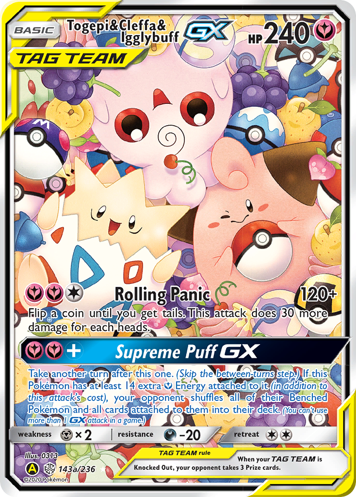 Togepi & Cleffa & Igglybuff GX (143a/236) [Alternate Art Promos] | Total Play