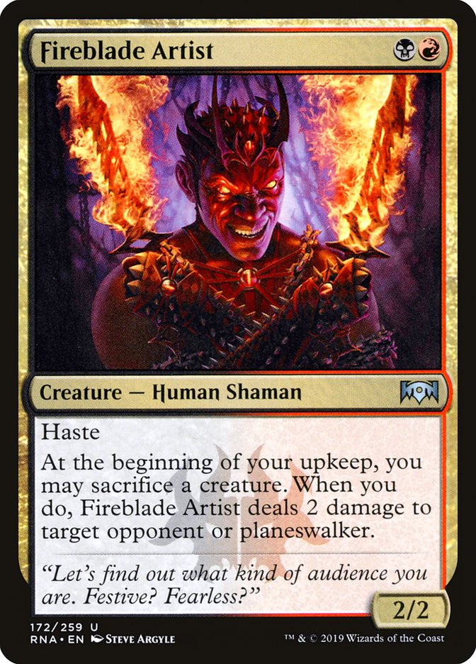Fireblade Artist [Ravnica Allegiance] | Total Play