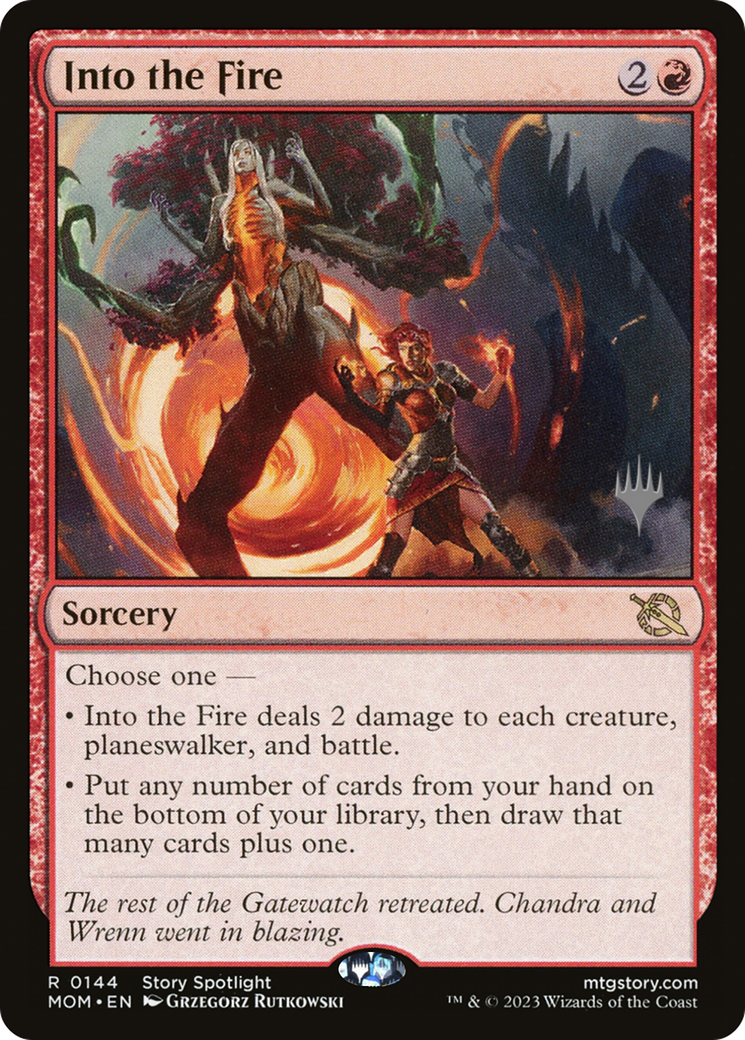 Into the Fire (Promo Pack) [March of the Machine Promos] | Total Play