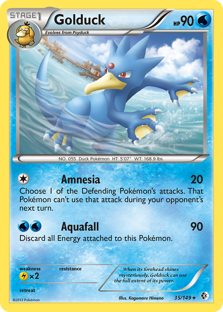 Golduck (35/149) [Black & White: Boundaries Crossed] | Total Play