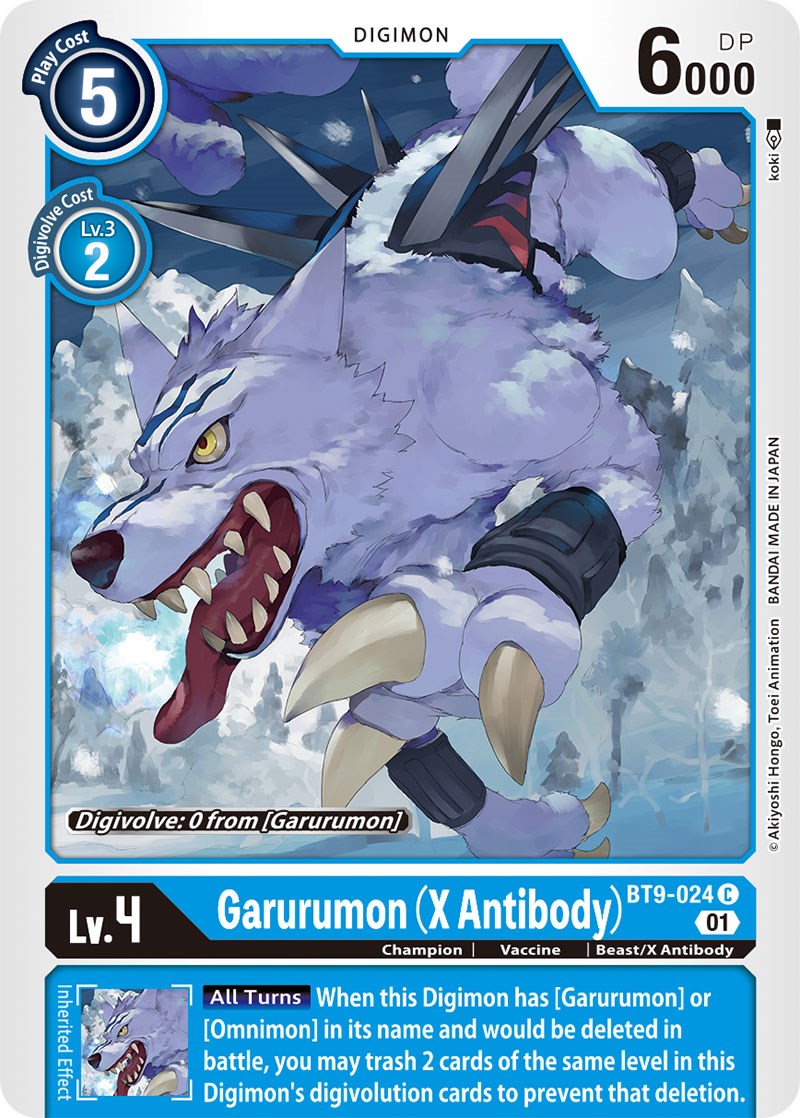 Garurumon (X Antibody) [BT9-024] [X Record] | Total Play