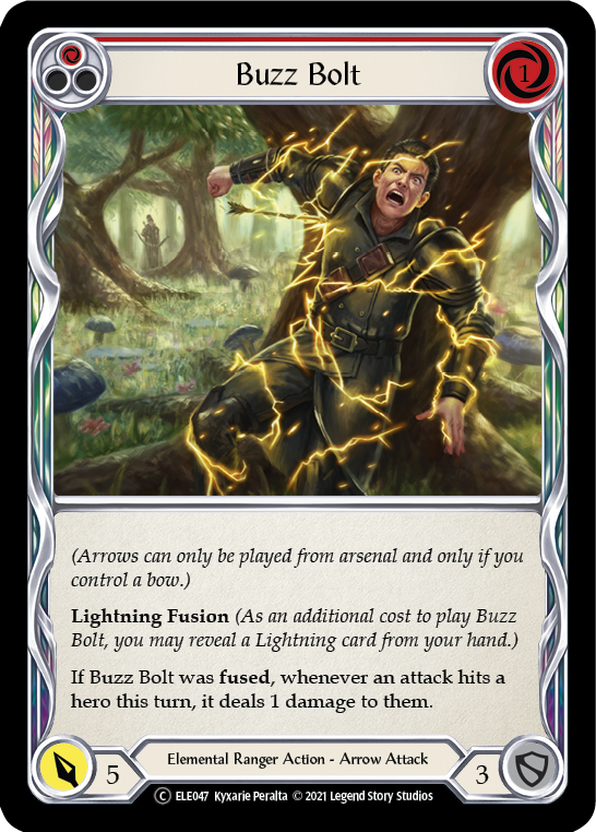 Buzz Bolt (Red) [U-ELE047] (Tales of Aria Unlimited)  Unlimited Rainbow Foil | Total Play