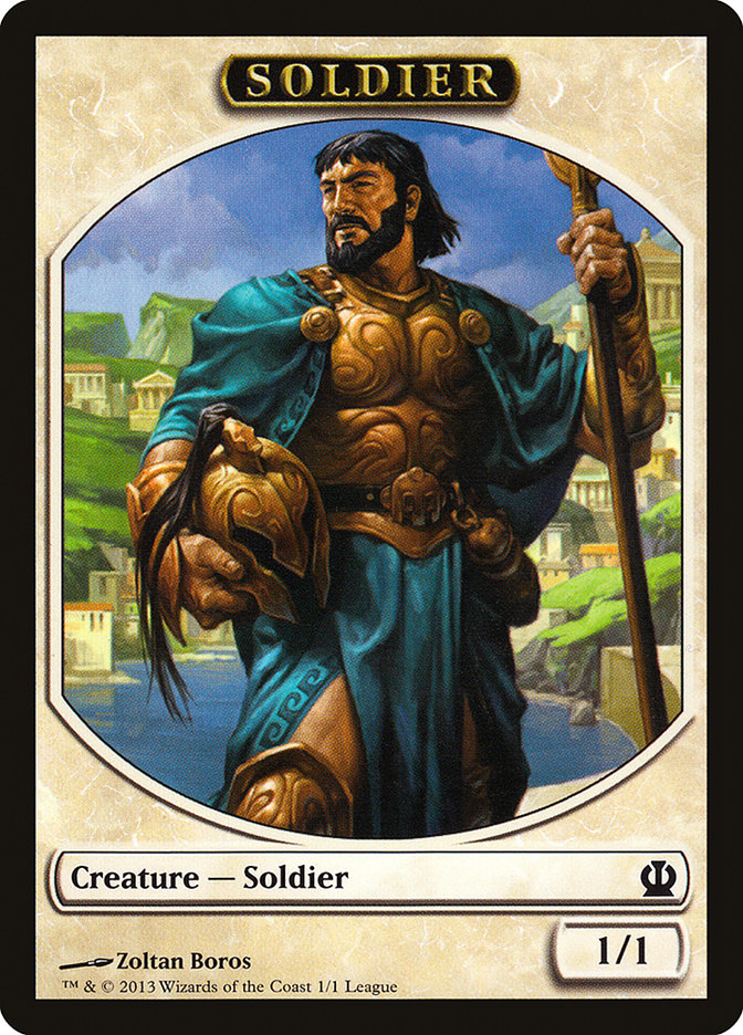 Soldier Token (Zoltan Boros) [League Tokens 2013] | Total Play