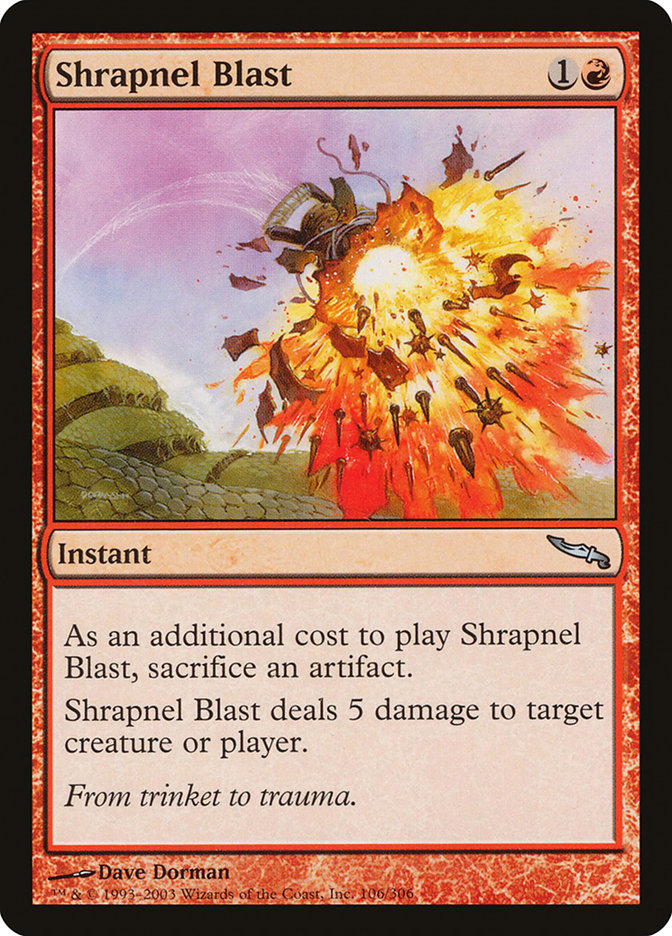 Shrapnel Blast [Mirrodin] | Total Play
