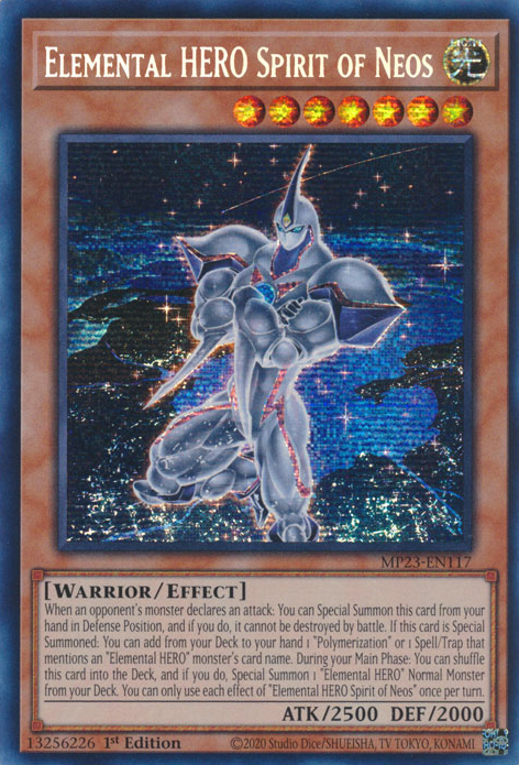 Elemental HERO Spirit of Neos [MP23-EN117] Prismatic Secret Rare | Total Play
