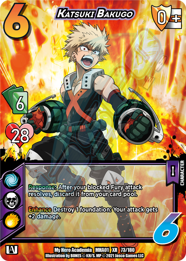 Katsuki Bakugo [Series 1 XR Unlimited] | Total Play