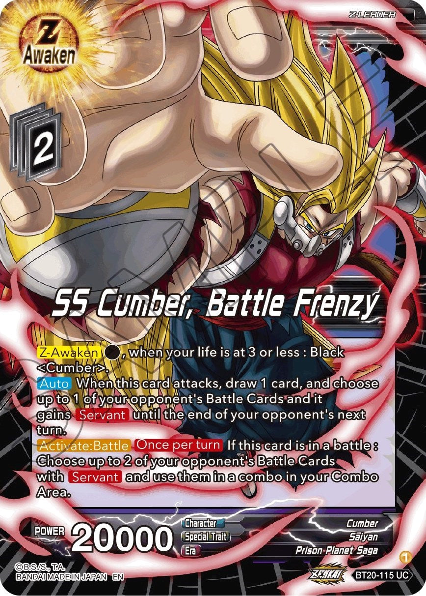 SS Cumber, Battle Frenzy (BT20-115) [Power Absorbed] | Total Play