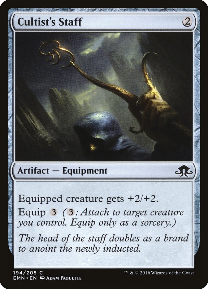 Cultist's Staff [Eldritch Moon] | Total Play