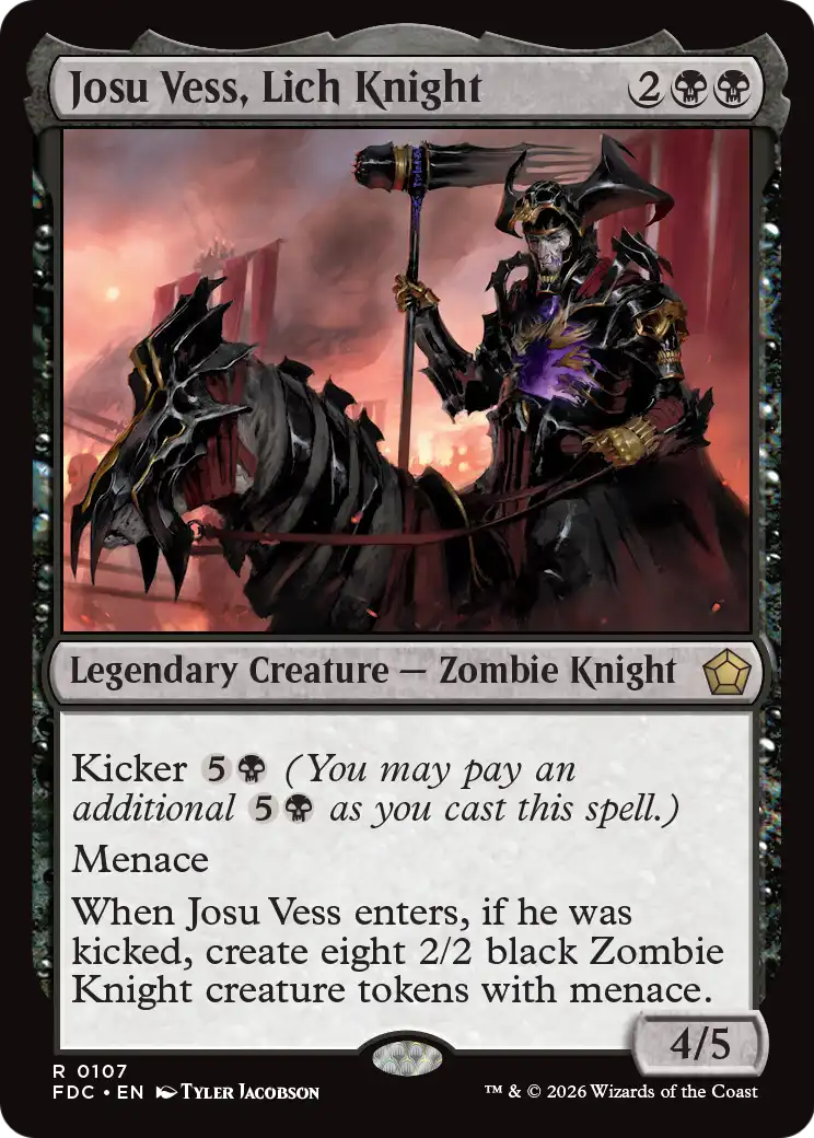 Josu Vess, Lich Knight [Foundations Commander] | Total Play