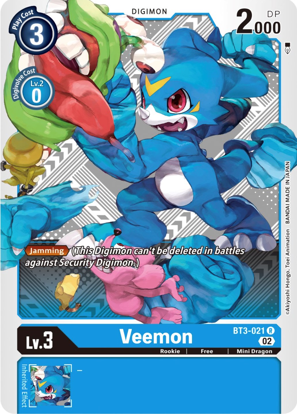 Veemon [BT3-021] (Winner Pack Dimensional Phase) [Release Special Booster Promos] | Total Play