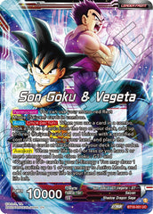 Son Goku & Vegeta // SS4 Son Goku & SS4 Vegeta, In It Together (BT18-001) [Dawn of the Z-Legends Prerelease Promos] | Total Play
