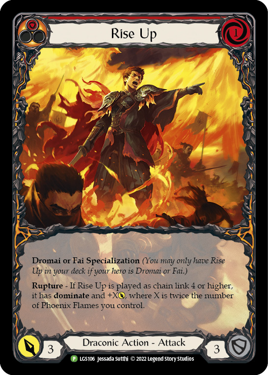 Rise Up [LGS106] (Promo)  Rainbow Foil | Total Play