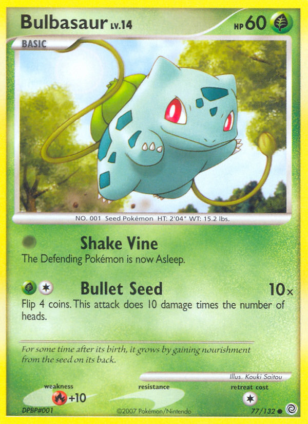 Bulbasaur (77/132) [Diamond & Pearl: Secret Wonders] | Total Play