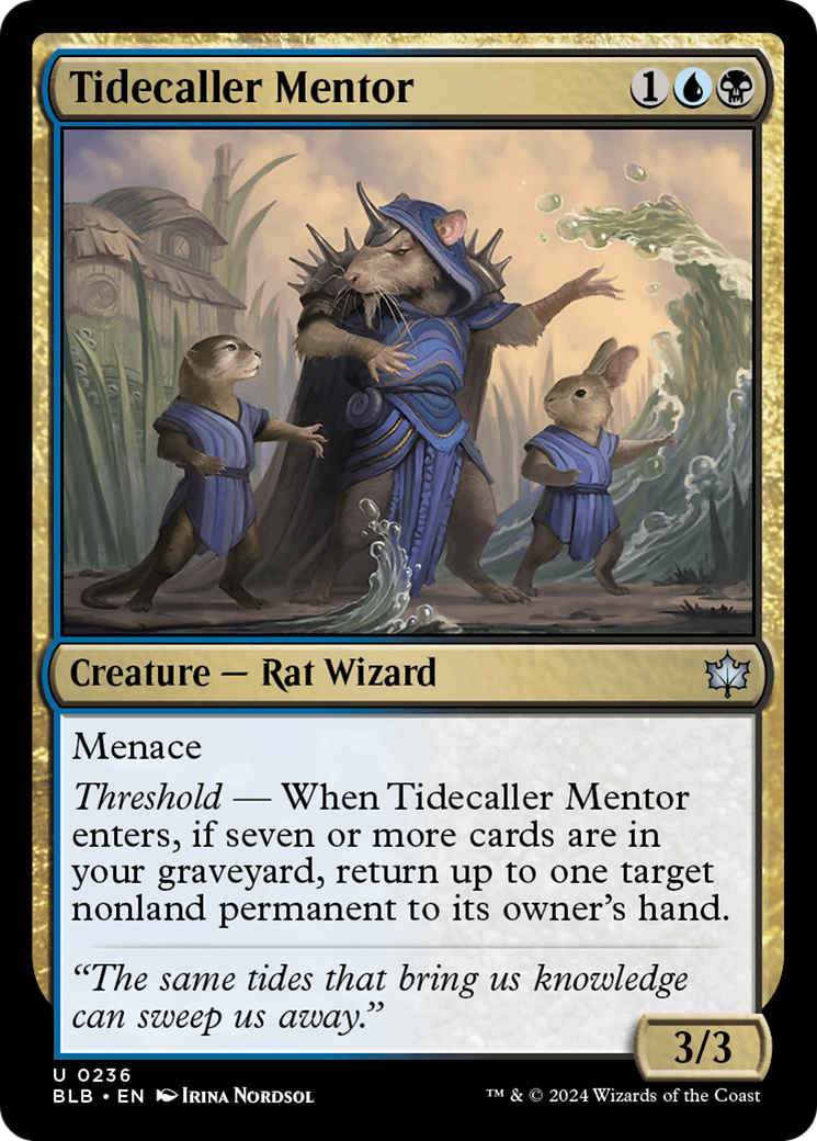 Tidecaller Mentor [Bloomburrow] | Total Play