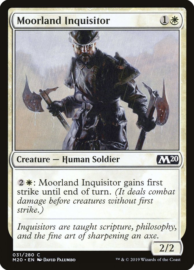 Moorland Inquisitor [Core Set 2020] | Total Play