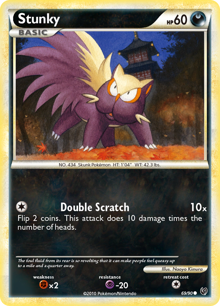 Stunky (69/90) [HeartGold & SoulSilver: Undaunted] | Total Play