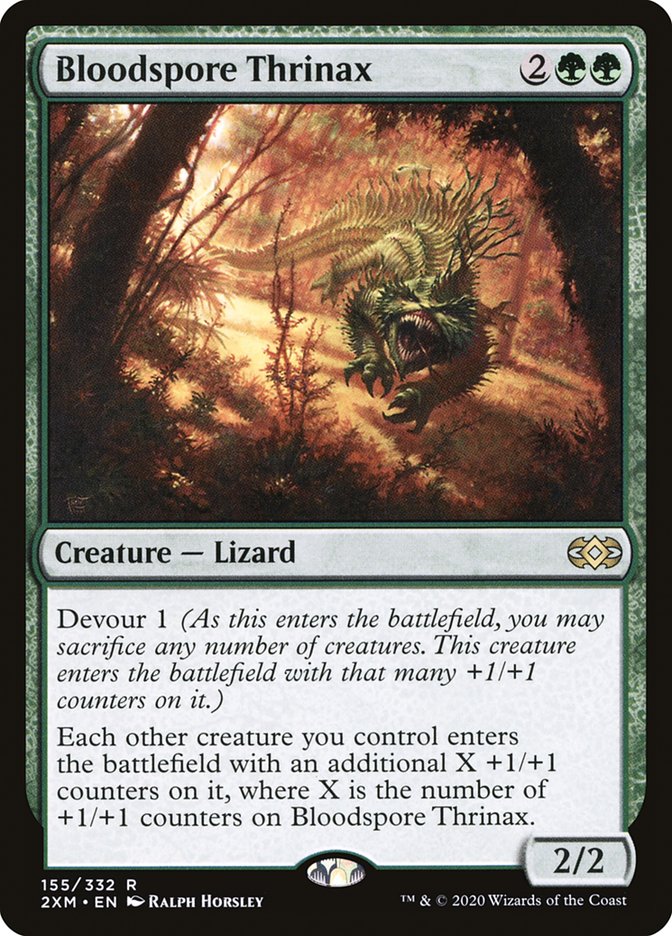 Bloodspore Thrinax [Double Masters] | Total Play