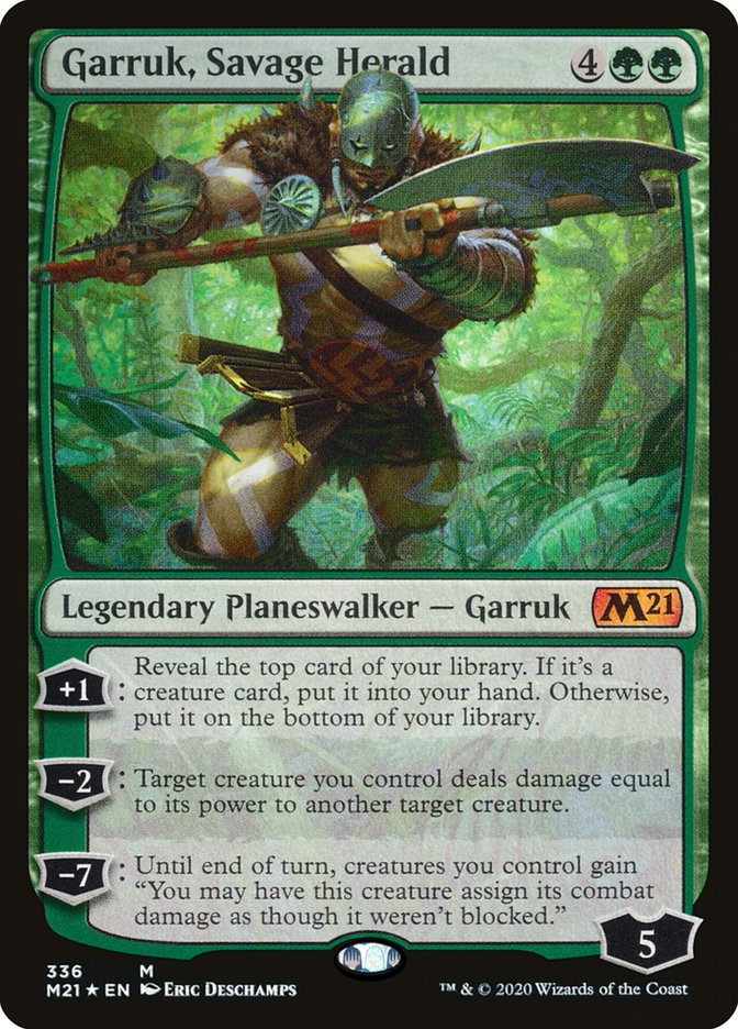 Garruk, Savage Herald [Core Set 2021] | Total Play