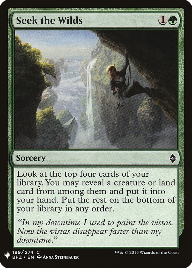 Seek the Wilds [Mystery Booster] | Total Play