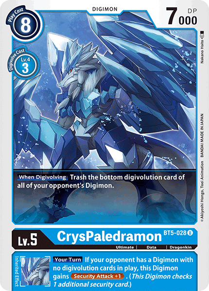 CrysPaledramon [BT5-028] [Battle of Omni] | Total Play