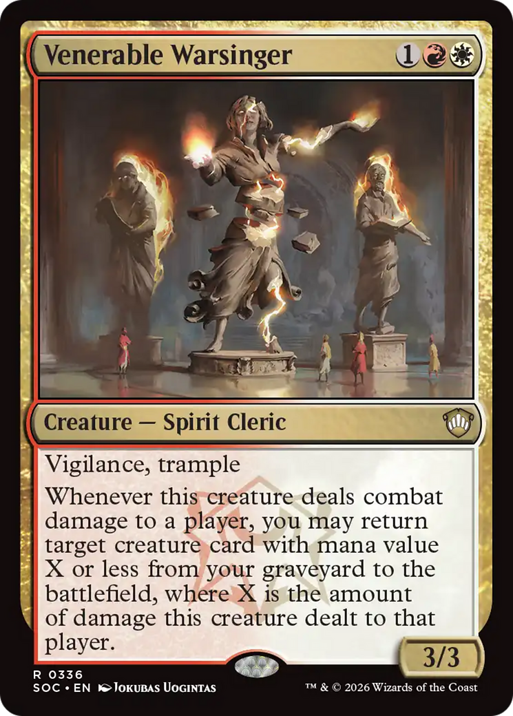 Venerable Warsinger [Secrets of Strixhaven Commander] | Total Play