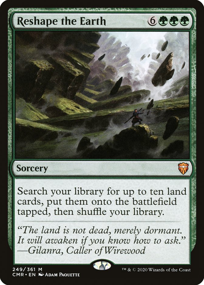Reshape the Earth [Commander Legends] | Total Play