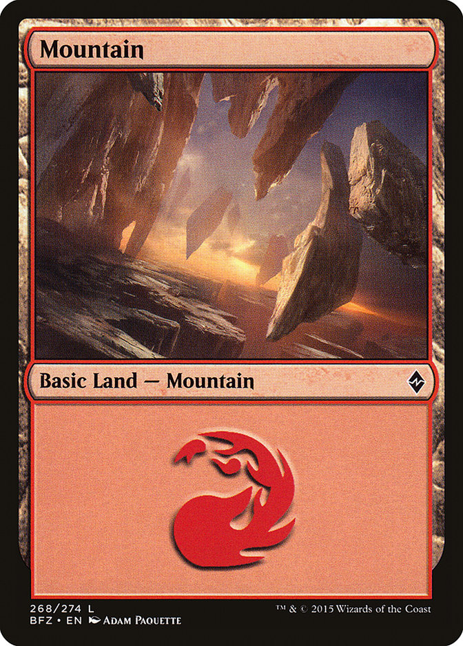 Mountain (268) [Battle for Zendikar] | Total Play